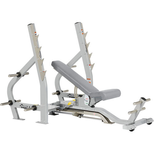 Banco de musculação ajustável - CF-2179B - HOIST Fitness - com suporte de halteres