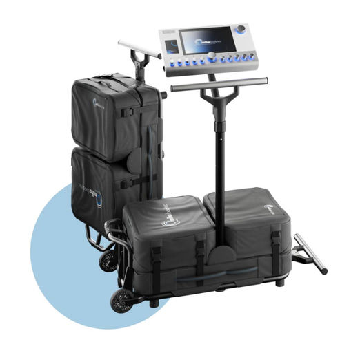 Eletroestimulador - travelstation m.ove - miha bodytec - transportável / EMS / de 8 canais