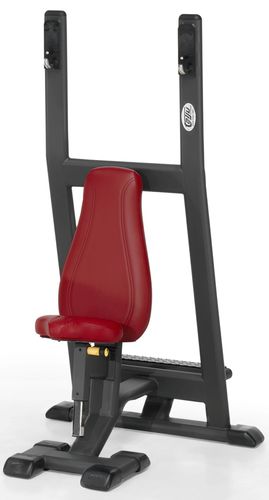 Banco de musculação sentado - 4SHO076/0 - Telju Fitness - com suporte de halteres