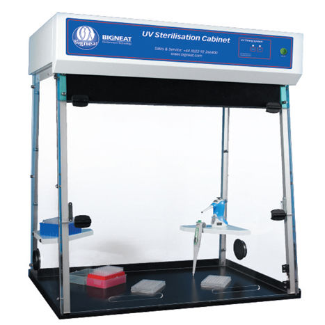 Capela de laboratório - BC UV SC - Bigneat - para riscos biológicos / de bancada / de fluxo laminar
