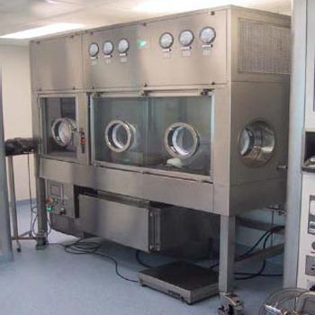 Isolador para princípios ativos - Lesatec - ISO classe 5 / de piso / de pressão negativa