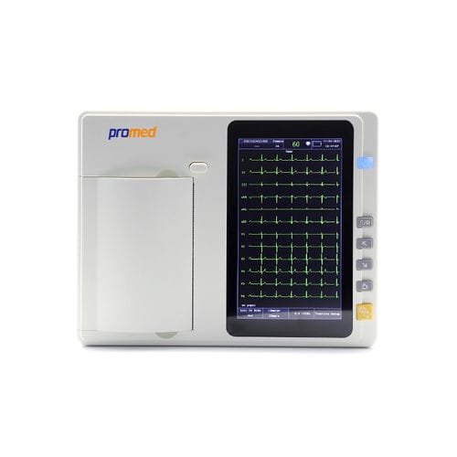 Eletrocardiógrafo para ECG em repouso - ECG-103C PLUS - Promed Technology - de 3 canais / digital / com impressora