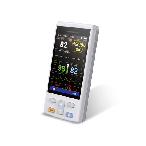 Monitor de sinais vitais compacto - PM-4 PLUS VET - Promed Technology - de mão / de temperatura / de ECG