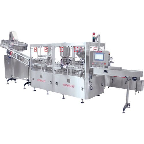 Envasadora contínua - Conquest® Pharma - Capmatic - rotativa / para latas / de tampas