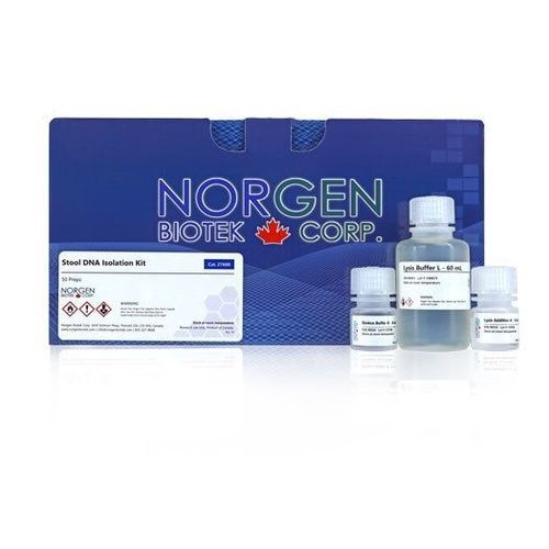 Kit de teste de fezes - 27600 - Norgen Biotek - para purificação de DNA / de DNA genômico / de células