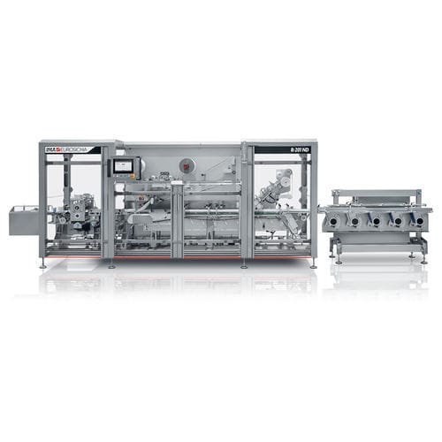 Sistema de embalagem totalmente automático - R-201 ND - IMA Pharma - controlado por computador / flow-pack / horizontal