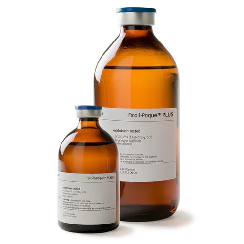 Reagente meio reacional - Ficoll-Paque PLUS - Vanrx Pharmasystems - de isolamento celular / líquido / de densidade