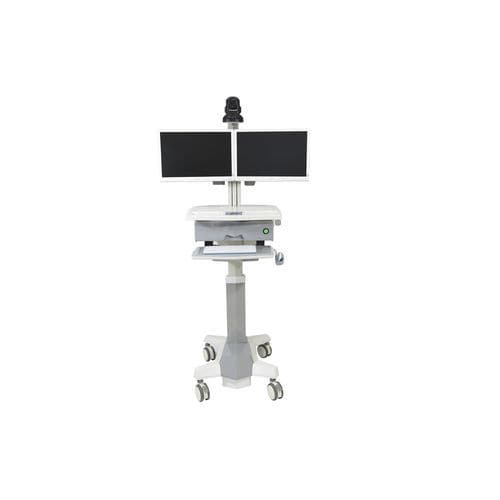 Carrinho para computador com bateria - MC-6800-01 - Clayton Technology Company Limited - com altura regulável