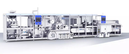 Sistema de embalagem automático - BEC 700 - Uhlmann - em linha / compacto / blíster