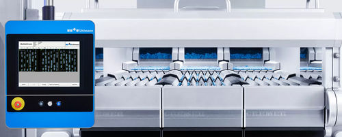 Sistema de inspeção eletrônico - BottleChrom - Uhlmann - para a indústria farmacêutica
