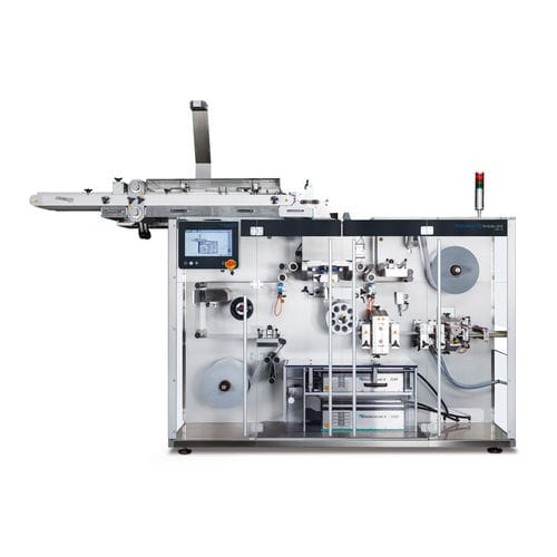 Sistema de embalagem contínuo - HM 1E - Romaco - modular / para comprimidos / de transportador