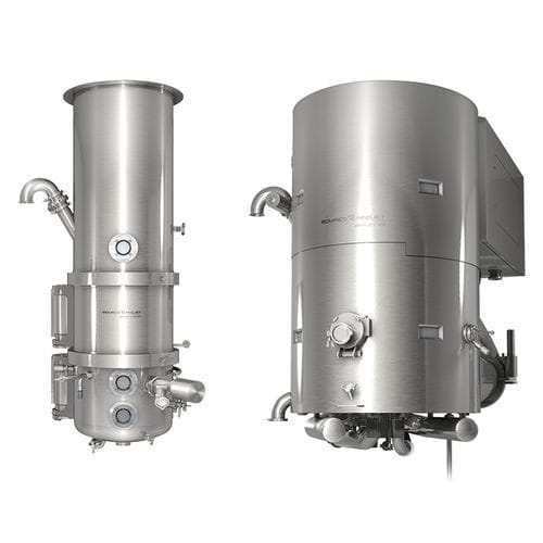 Granulador para a indústria farmacêutica - V series - Romaco - secador / com sistema de revestimento