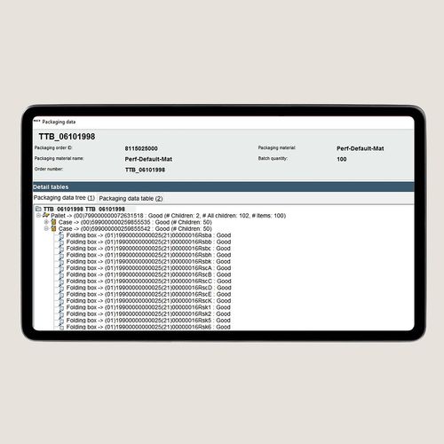 Software de controle - PAS-X Track & Trace - Körber Pharma - de teste / com sistema de acompanhamento / de fabricação