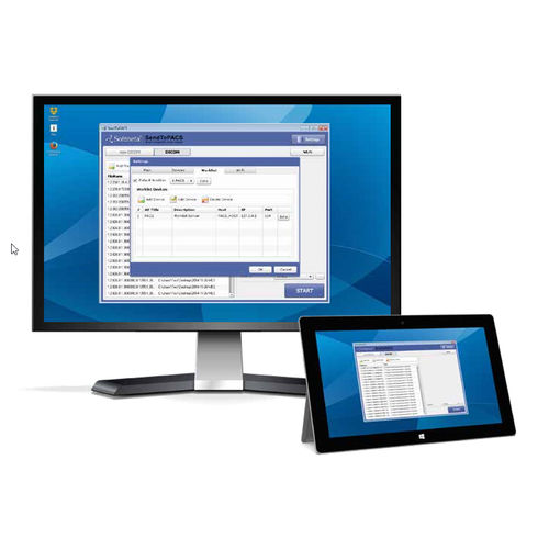 Software de verificação - SendToPACS - MEDDREAM - de conversão de ficheiros DICOM / médico-hospitalar / para hospital