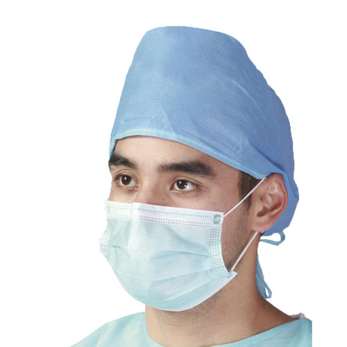 Máscara cirúrgica de tipo IIR - WLM2002 - Hubei Wanli Protective Products - para adulto / caixa de 50 unid. / verde
