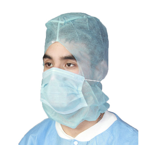 Touca hospitalar balaclava - WLC1008 - Hubei Wanli Protective Products - em polipropileno / descartável / respirável