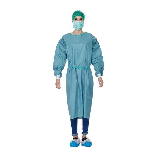 Capote cirúrgico unissexo - WLG1003 - Hubei Wanli Protective Products - em polipropileno / em polietileno / descartável