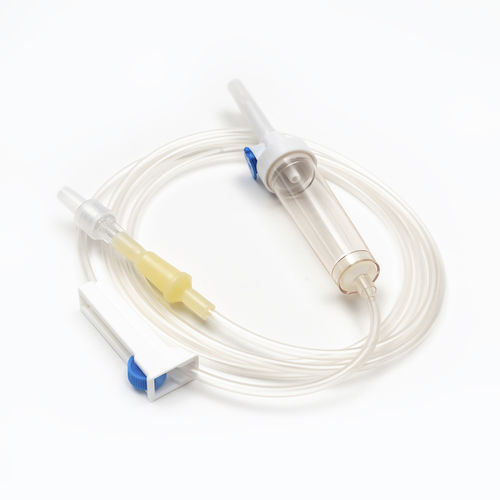 Kit de infusão em policloreto de vinila - Shandong Wuzhou Medical Equipment - polipropileno / com câmara de gotejamento / com conector em Y