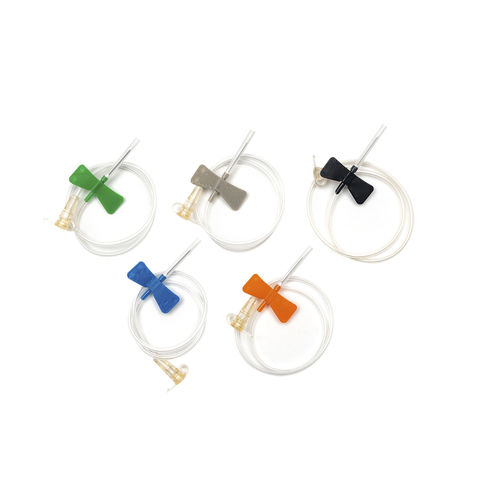 Agulha para coleta de sangue - Shandong Wuzhou Medical Equipment - estéril / com aletas / 20G