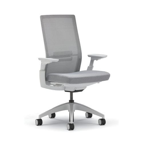 Cadeira com braços - Evo - Allsteel - com rodízios / com encosto alto