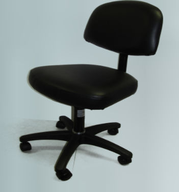 Mocho para consultório médico - SAF-203 - Safari Dental inc. - pneumático / com rodízios / com encosto