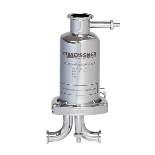Carcaça para filtro de cartucho - Meissner Filtration Products - para líquidos / de laboratório / em aço inoxidável