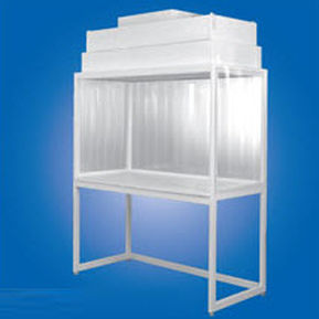 Capela estéril para sala limpa - E series - Clean Rooms International - de piso / HEPA / de fluxo laminar vertical
