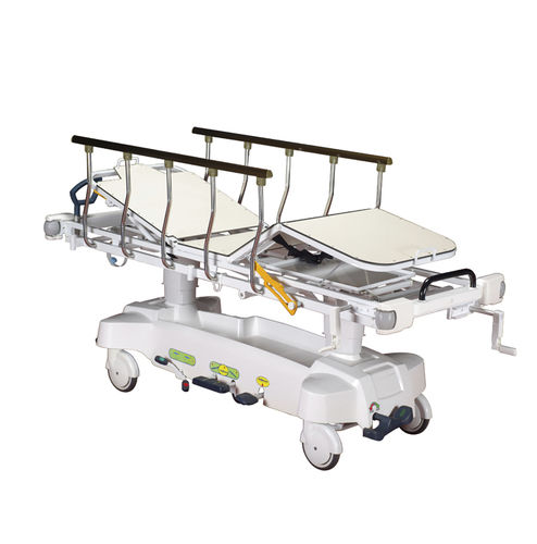 Carro-maca de transporte - HO-4006H  - Hongkong Medi - de emergência / de traumatologia / hidráulico