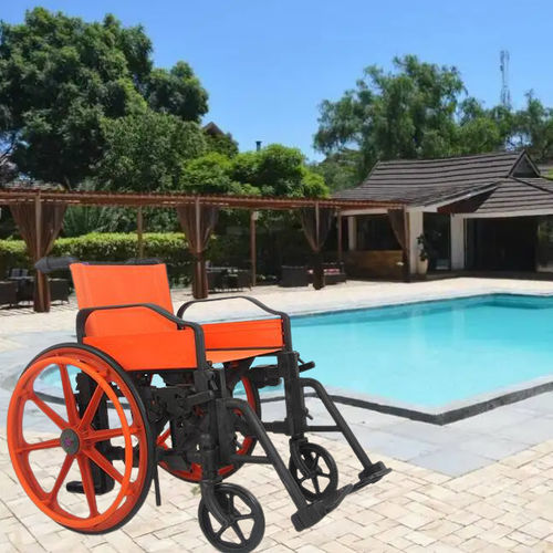 Cadeira de rodas manual - HO-W101 - Hongkong Medi - de praia / para piscina / com apoio para pernas