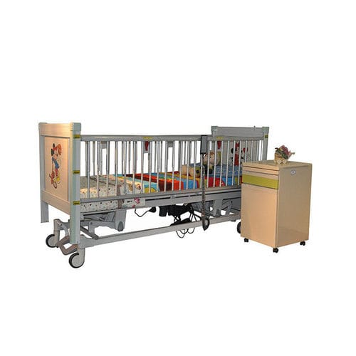 Cama para hospital - YA-PD5-3 - Zhangjiagang Medi Medical Equipment - elétrica / infantil / de altura regulável