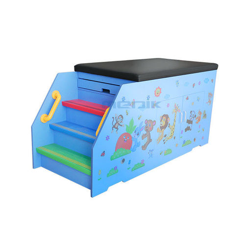 Mesa de exame pediátrica - YA-EC-B02 - Zhangjiagang Medi Medical Equipment - infantil / manual / com compartimentos de arrumação