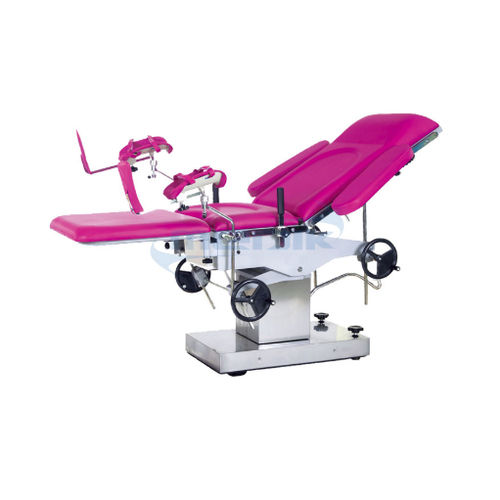 Mesa para exame ginecológico - MC-H04 - Zhangjiagang Medi Medical Equipment - para adulto / hidráulica / com altura regulável