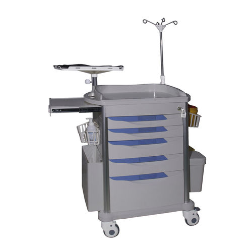 Carrinho para hospital - MK-P05 - Zhangjiagang Medi Medical Equipment - para instrumental / para cilindros de oxigênio / de serviço