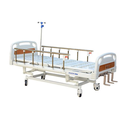 Cama médico-hospitalar - YA-M3-1 - Zhangjiagang Medi Medical Equipment - mecânica / de altura regulável / rodas com freio