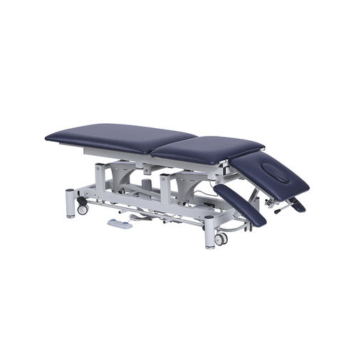 Mesa de exame elétrica - YA-ET-D03 - Zhangjiagang Medi Medical Equipment - reclinável / com rodízios / articulada em 3 seções
