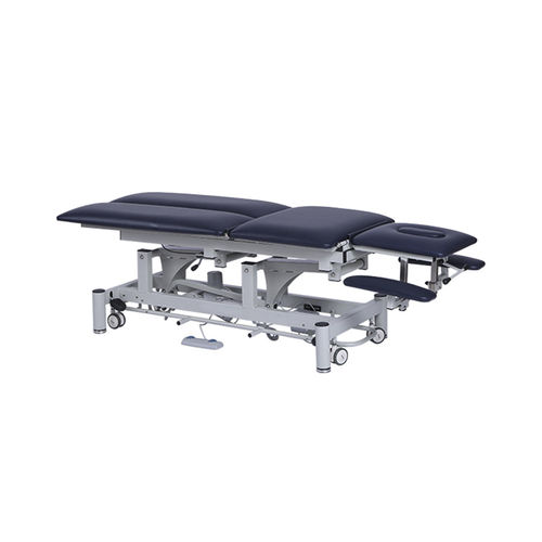 Mesa de exame para fisioterapia - YA-ET-D04 - Zhangjiagang Medi Medical Equipment - elétrica / com altura regulável / com rodízios