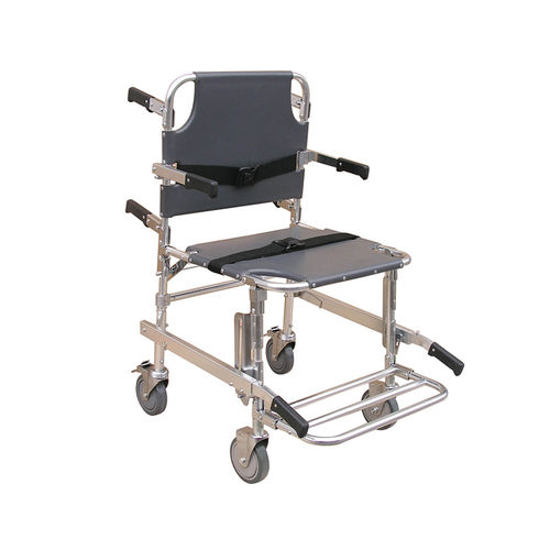 Cadeira tipo maca manual - YA-SS03 - Zhangjiagang Medi Medical Equipment - dobrável / de 3 seções / com rodízios