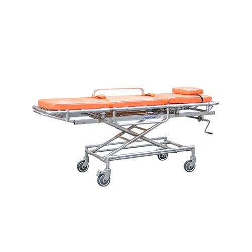 Maca para ambulâncias - YA-AS09 - Zhangjiagang Medi Medical Equipment - em material não magnético / em alumínio / articulada em 2 seções