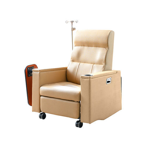 Poltrona manual para coleta de sangue - MK-F05 - Zhangjiagang Medi Medical Equipment - articulada em 2 seções / com rodízios / com apoio para pernas