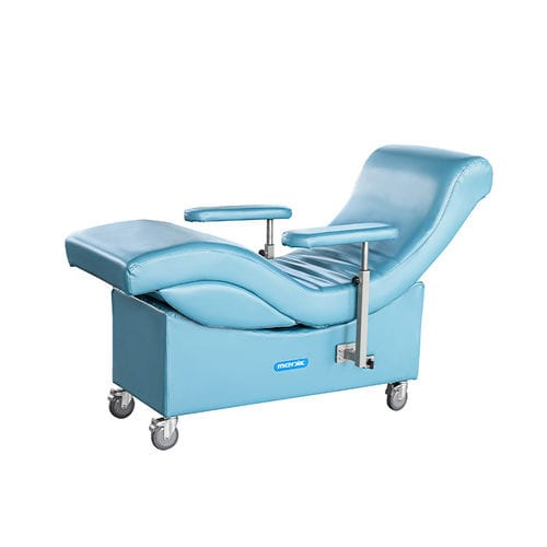 Poltrona elétrica para coleta de sangue - YA-DS-D07 - Zhangjiagang Medi Medical Equipment - de 3 seções / com apoio para pernas / com altura fixa