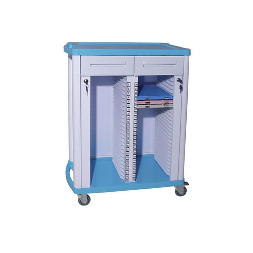 Carrinho para hospital - MK-P15 - Zhangjiagang Medi Medical Equipment - para registos médicos / para tratamentos / em material plástico