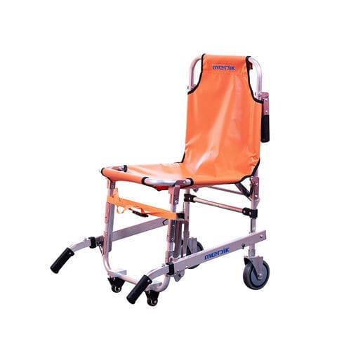 Cadeira tipo maca manual - YA-SS02 - Zhangjiagang Medi Medical Equipment - dobrável / articulada em 3 seções / com rodízios