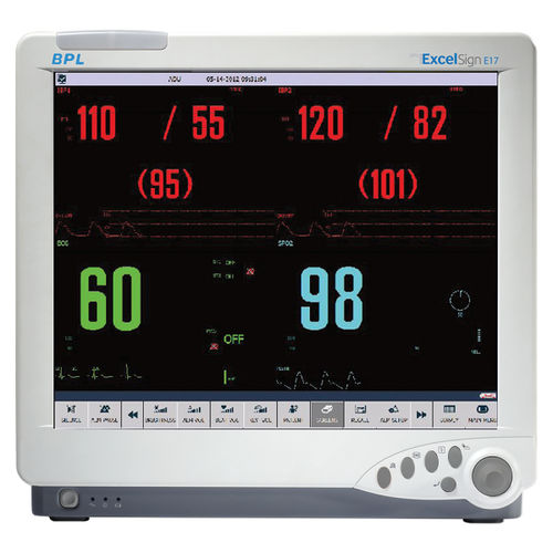 Monitor de paciente modular - EXCELSIGN E17 - BPL Medical Technologies - EtCO2 / PNI / de SpO2