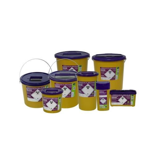 Container para resíduos - SHARPSGUARD® eco cyto - Daniels Healthcare - para movimentação / seguro