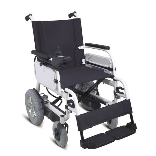 Cadeira de rodas elétrica - DP-110LF1 - Guangdong Dongpin Beauty & Medical Technology - para ambiente interno / dobrável / com apoio para pernas