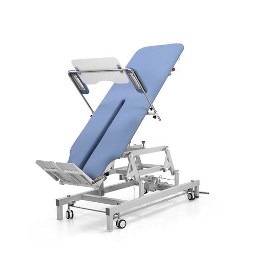 Mesa ortostática não articulada - DP-A0-SU01 - Guangdong Dongpin Beauty & Medical Technology - de altura regulável / com rodízios / elétrica