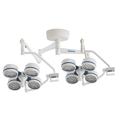 Foco cirúrgico de teto - YD02-LED4+4 - Shanghai Huifeng Medical Instrument - de LED / halógeno / 2 braços