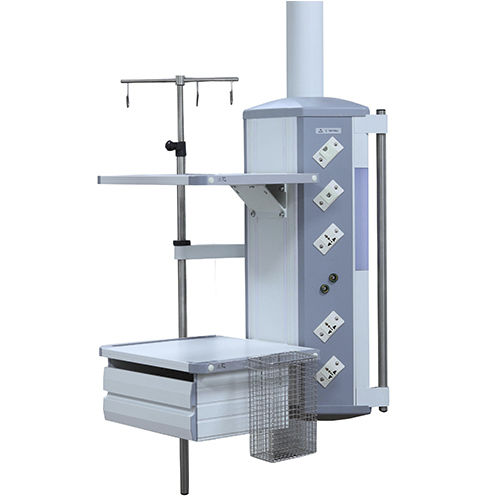 Estativa de braço de teto - HFZ-L - Shanghai Huifeng Medical Instrument - para cuidados intensivos / modular / com prateleiras