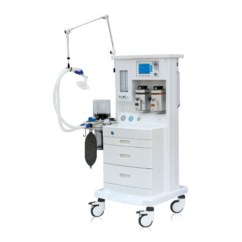 Aparelho de anestesia com carrinho - HF-560B4 - Shanghai Huifeng Medical Instrument - com ventilador / com monitoramento respiratório