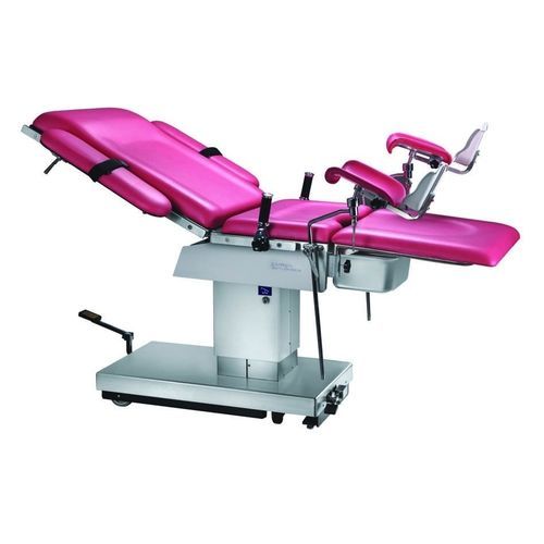 Cadeira de parto hidráulica - HFMPB06C - Shanghai Huifeng Medical Instrument - com rodízios / com apoio para pernas